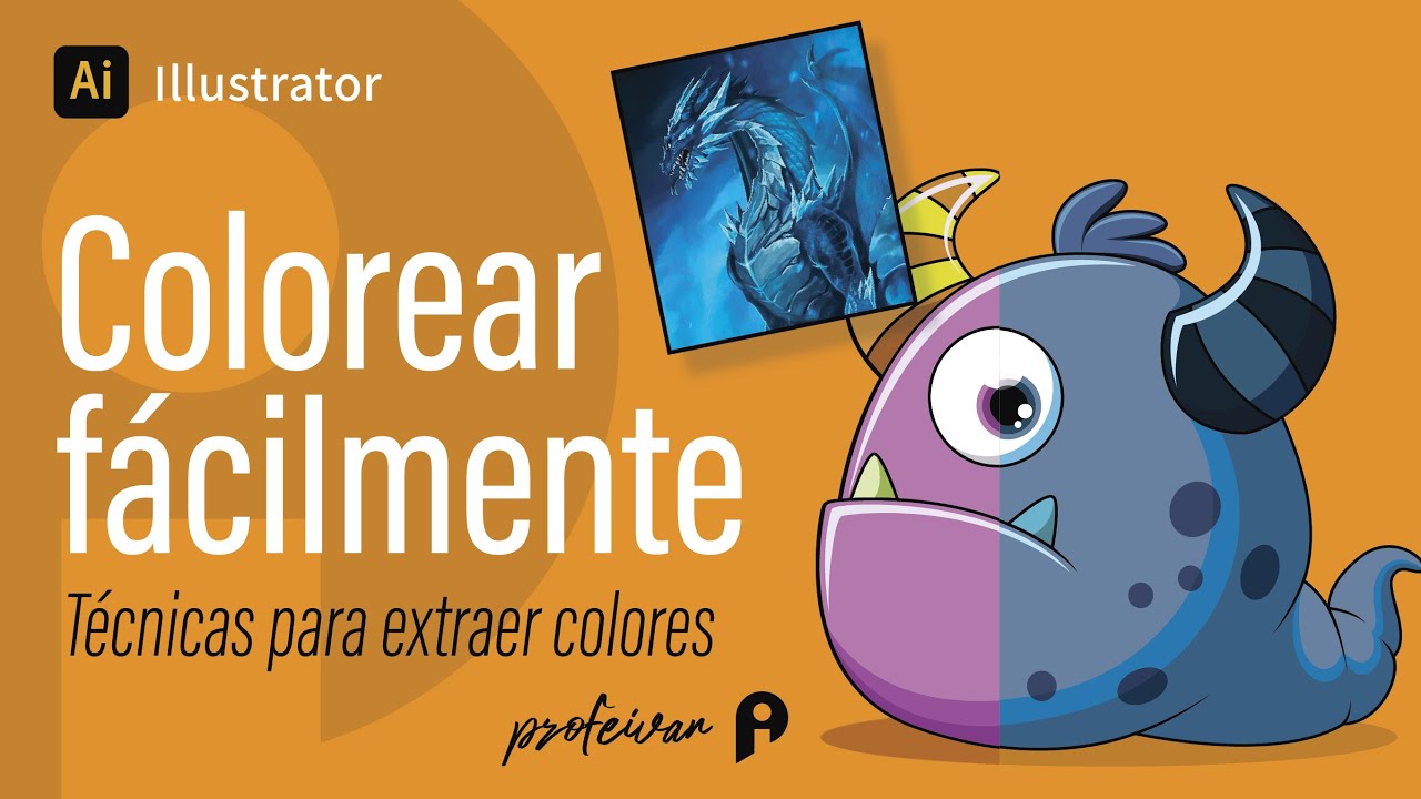 Colorear fácilmente en Illustrator (Extraer colores)