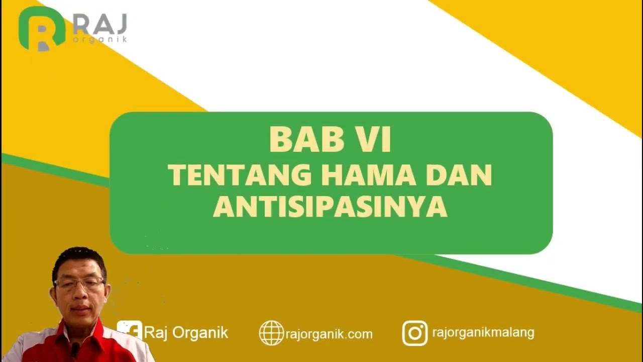 WEBINAR BUDIDAYA CACING  - BAB VI TENTANG HAMA DAN ANTISIPASINYA