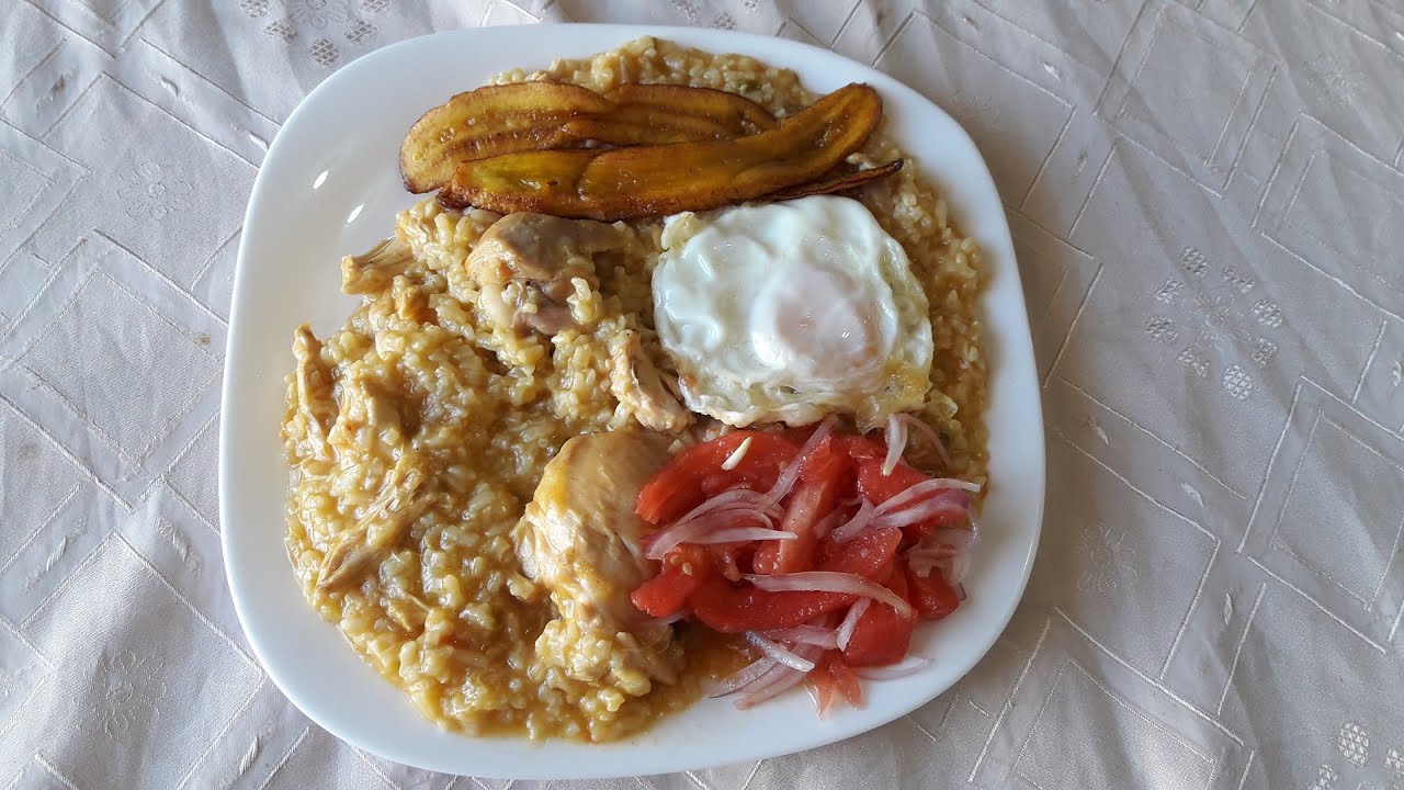 Majadito batido de pollo