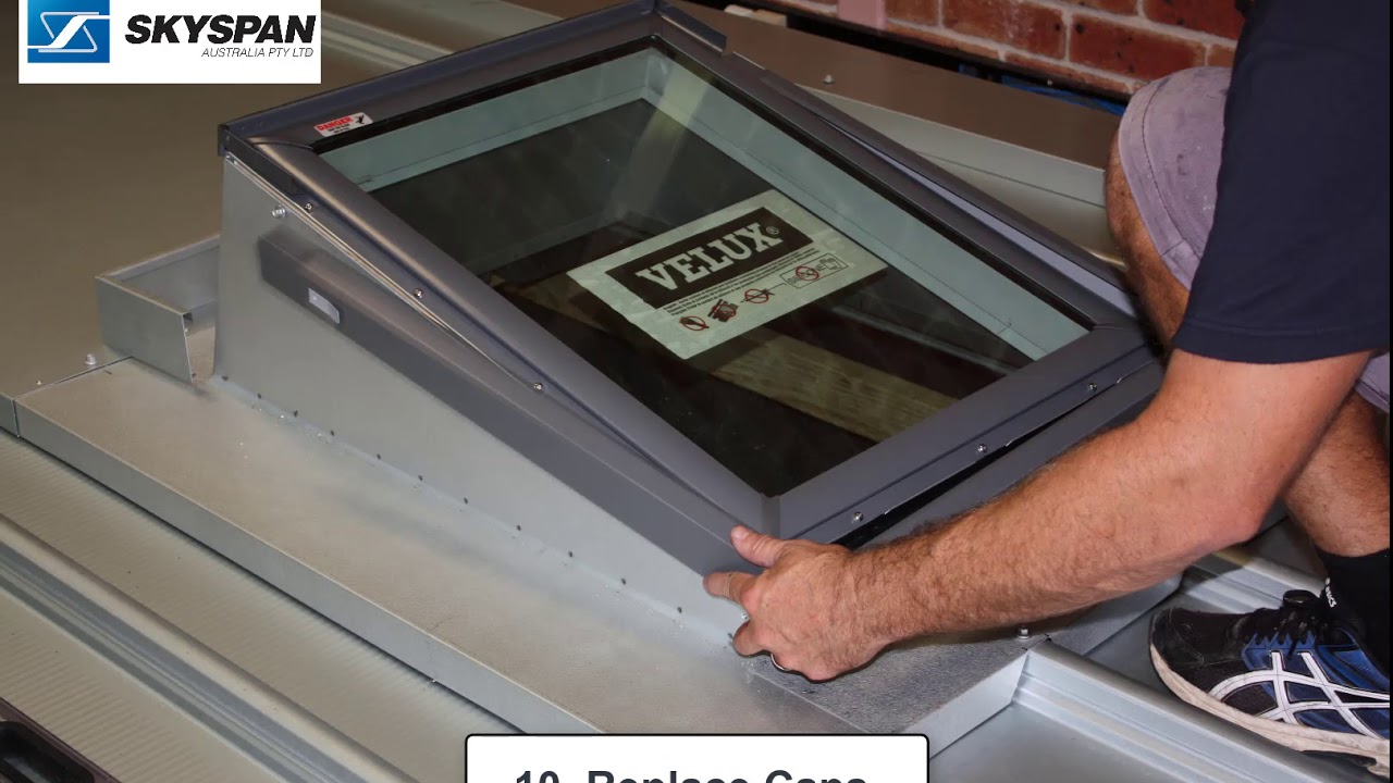 How to Install Velux Skylights into Velux Custom Flashing made by Skyspan Australia