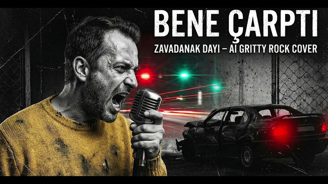 Bene Çarptı (Zavadanak Dayı) - AI Gritty Rock Cover