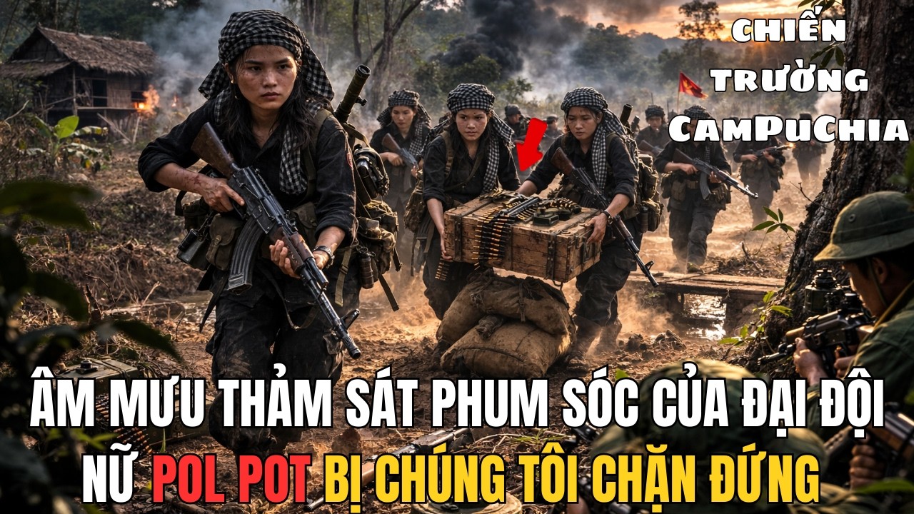 Chiến Trường k: Chặn Đứng Âm Mưu Thảm Sát Phum Sóc Của Đại Đội Nữ Binh Pol Pot | 7 vs 70