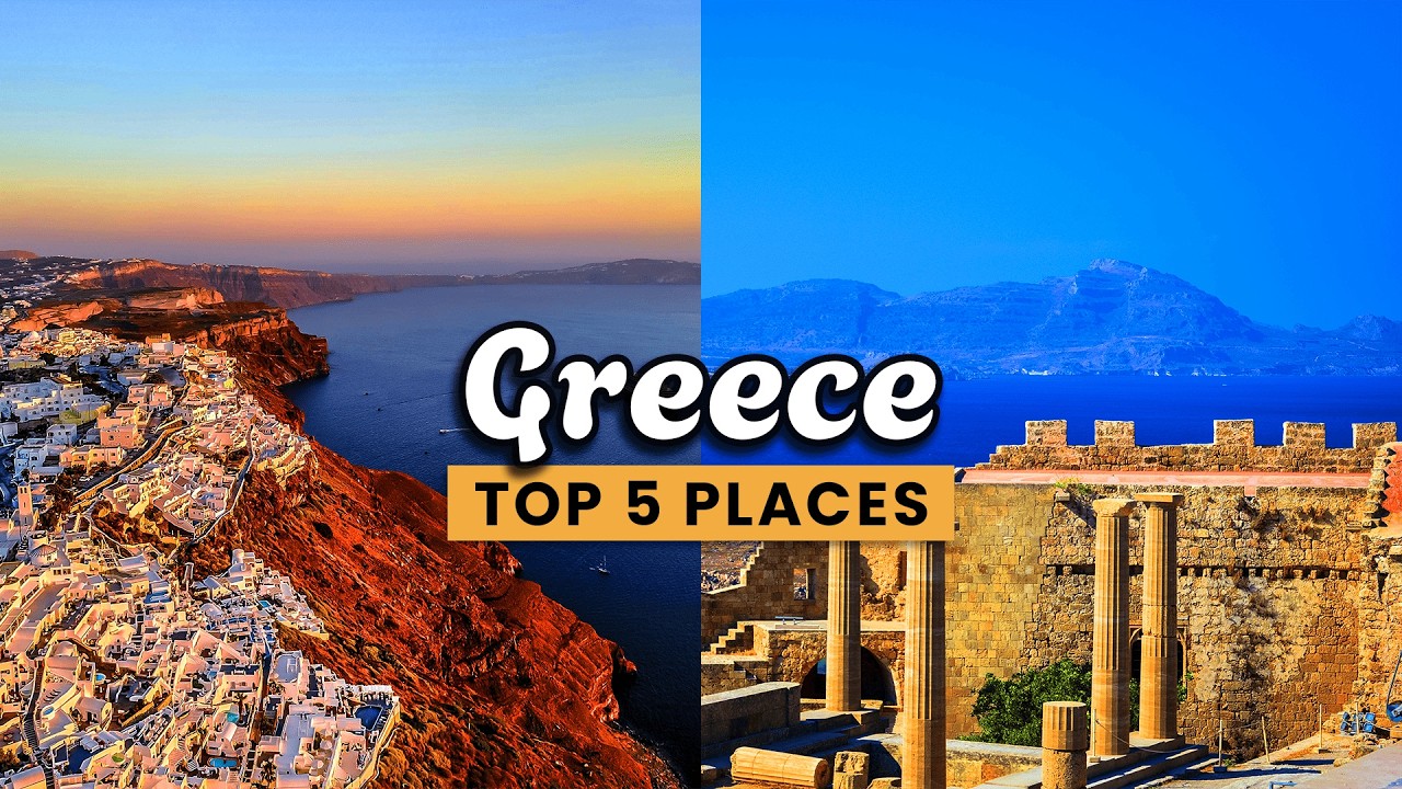 Top 5 Best Places To Visit In Greece | Travel Guide 4K
