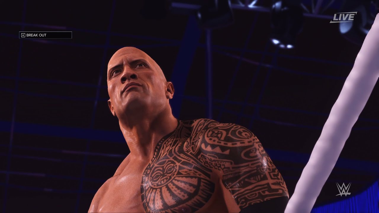 THE ROCK VS CODY RHODES - WWE GAMEPLAY 2K24 - @GameOnHarsh #wwe #wrestlemania #wwegameplay