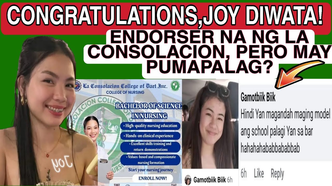 JOY DIWATA DI DAW NARARAPAT MAGING MODELO/ENDORSER NG KANILANG SCHOOL? @KalingapRabOfficial 