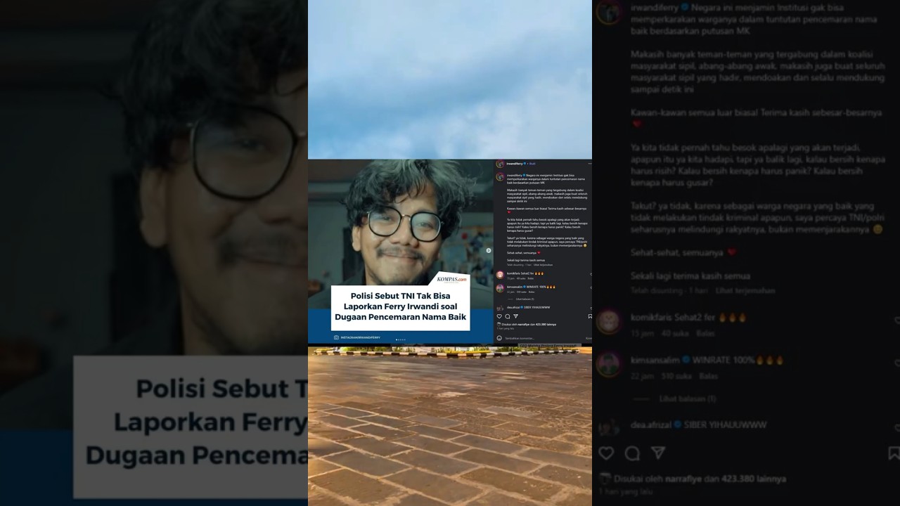 Memangnya Bung Ferry Melakukan Tindak Pidana Apa, Jenderal?!..