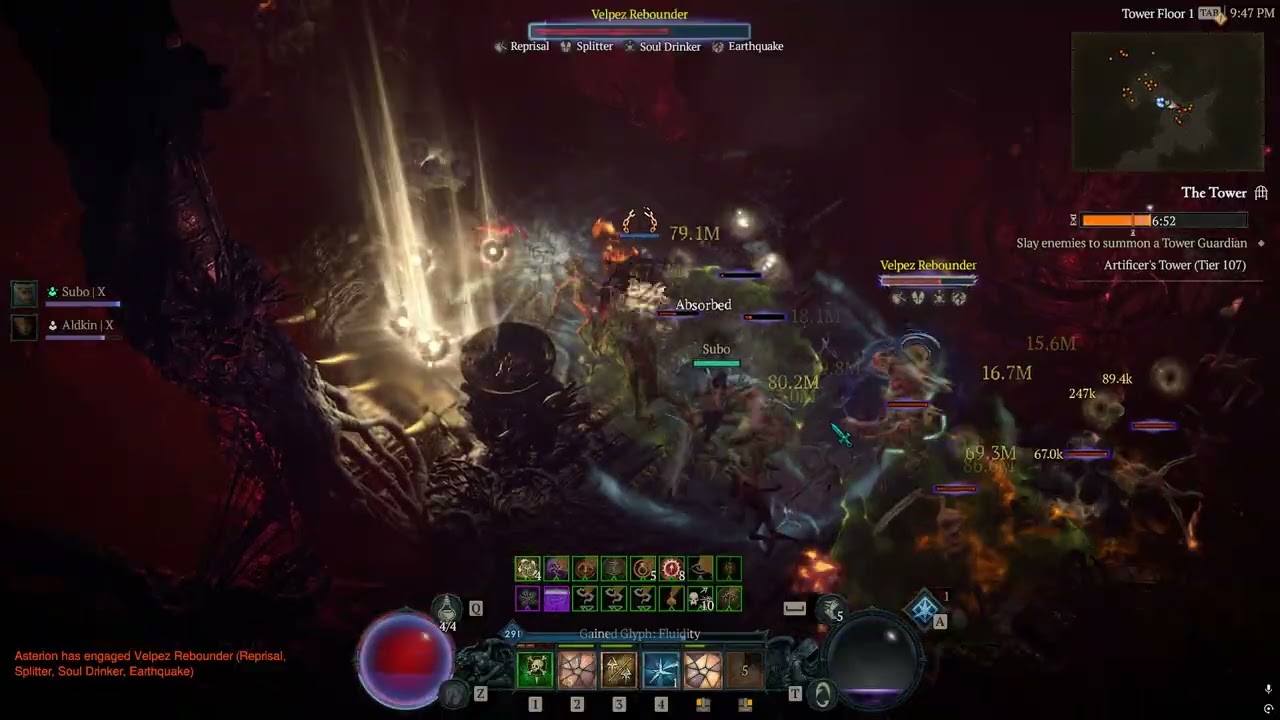 Diablo 4 season 11 Heartseeker rogue Tower 107