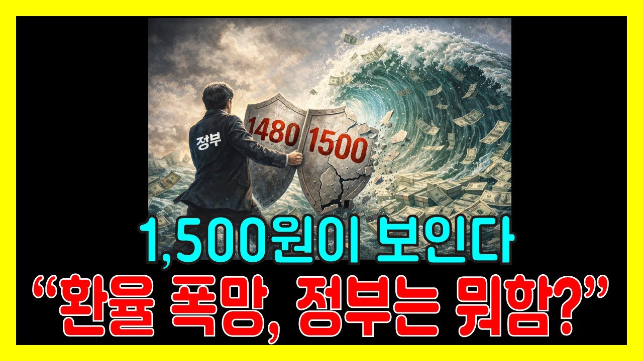 “환율 1500원 직전… 정부가 돈 풀수록 국민은 달러로 도망친다”