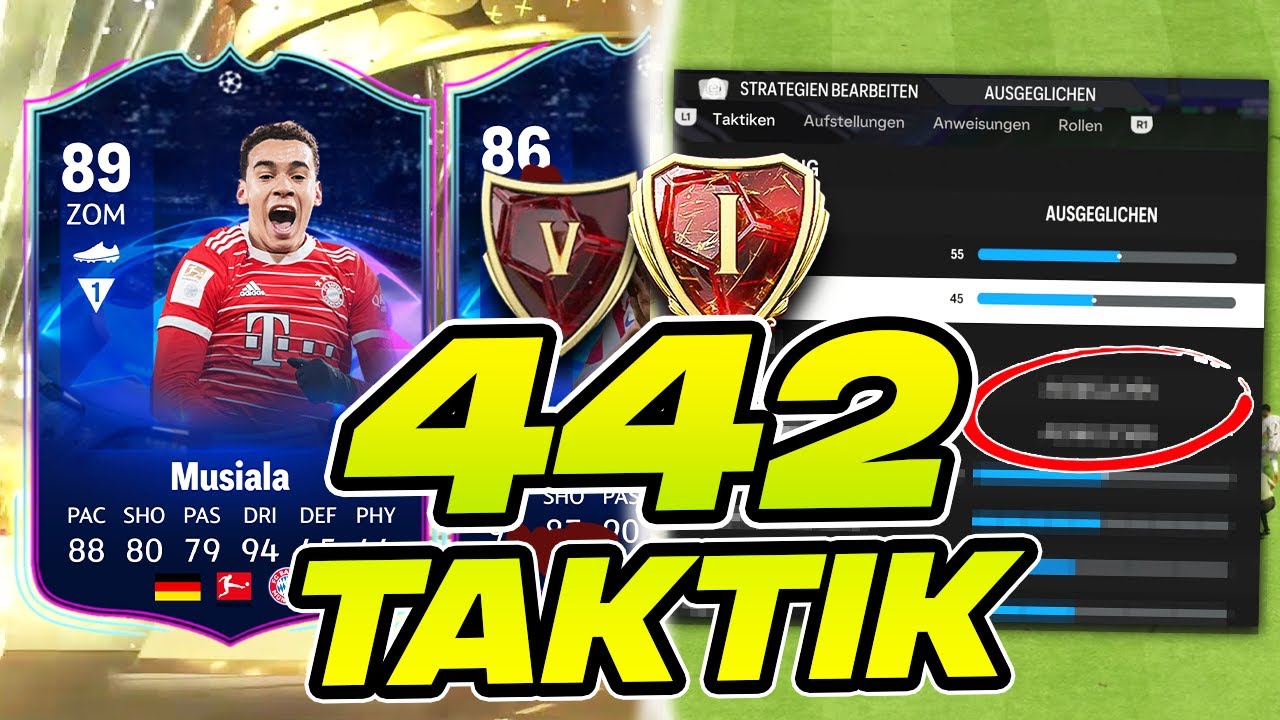 EA FC 24 442 Taktik 🦁 OP Aufstellung & Anweisungen