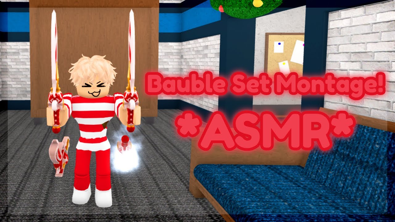 BAUBLE Set MM2 Montage! + Keyboard ASMR! (Murder Mystery 2)
