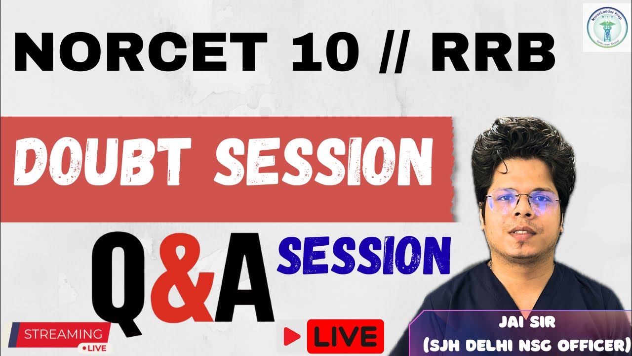 QUE & ANS SESSION // ONE TO ONE SESSION //