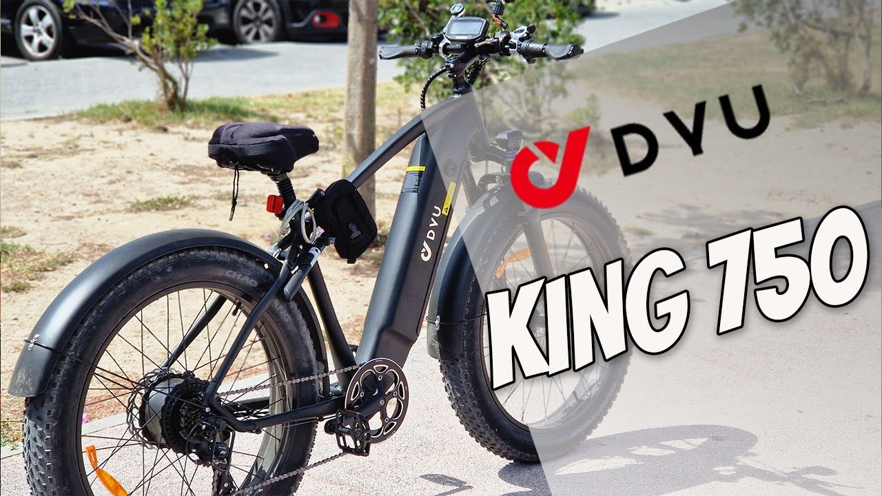 750w FAT TIRE E-BIKE!!!! - DYU KING 750 ★  Review & TestRide  ★ 🔥🔴 - ENGLISH 💯✅