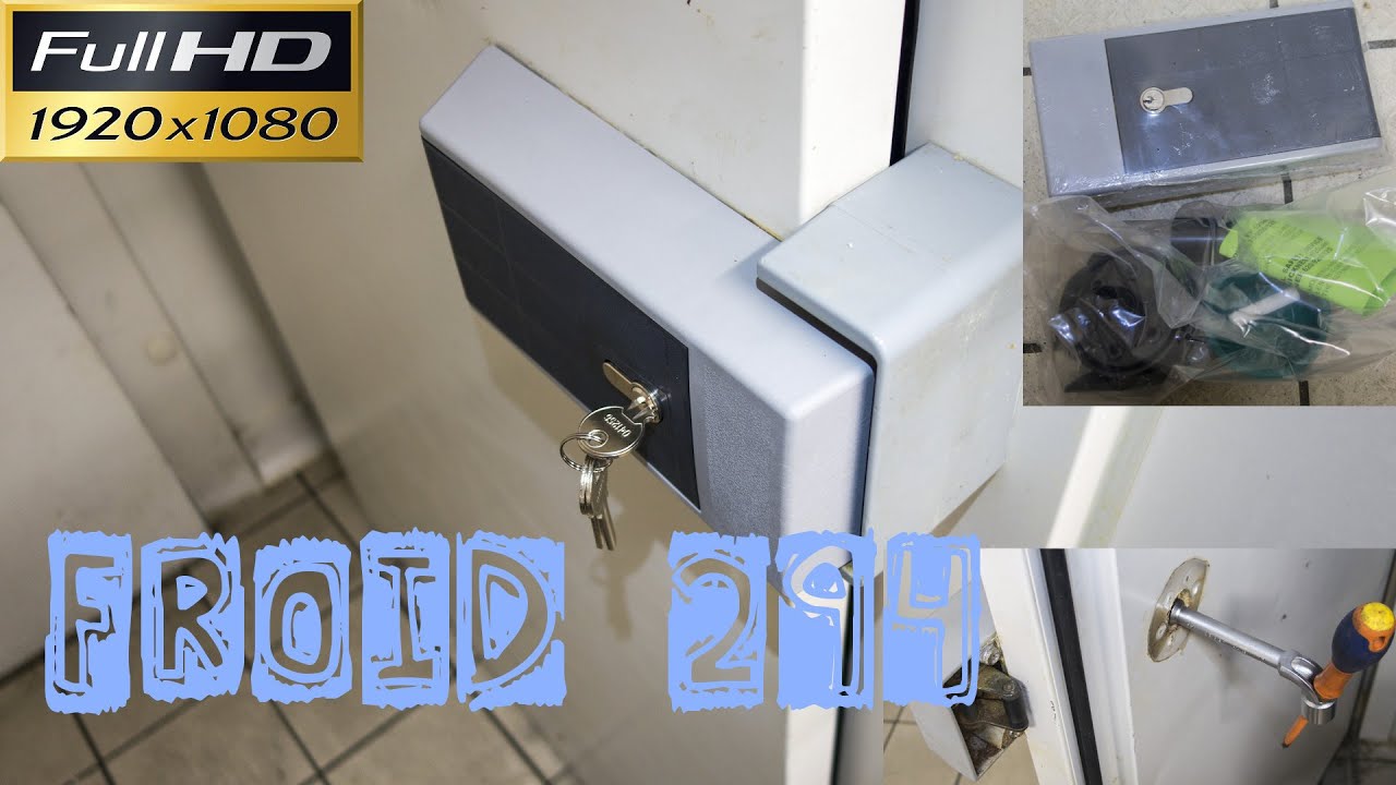 Froid294-Le remplacement d'une poignée de chambre froide cassée-dépannage