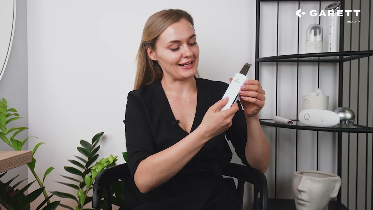 Cavitation peeling device Garett Beauty Breeze Scrub white