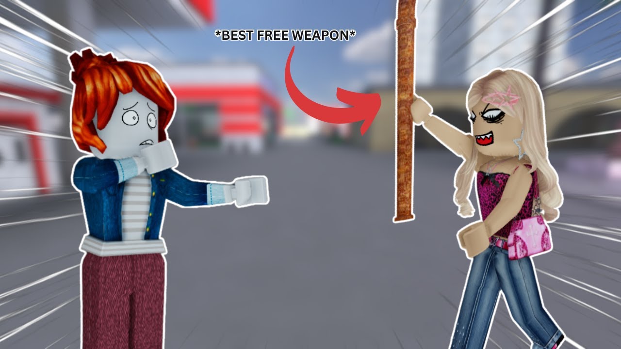 Могу ли я выиграть в BADDIES, используя ТОЛЬКО БЕСПЛАТНОЕ ОРУЖИЕ?...(Roblox)