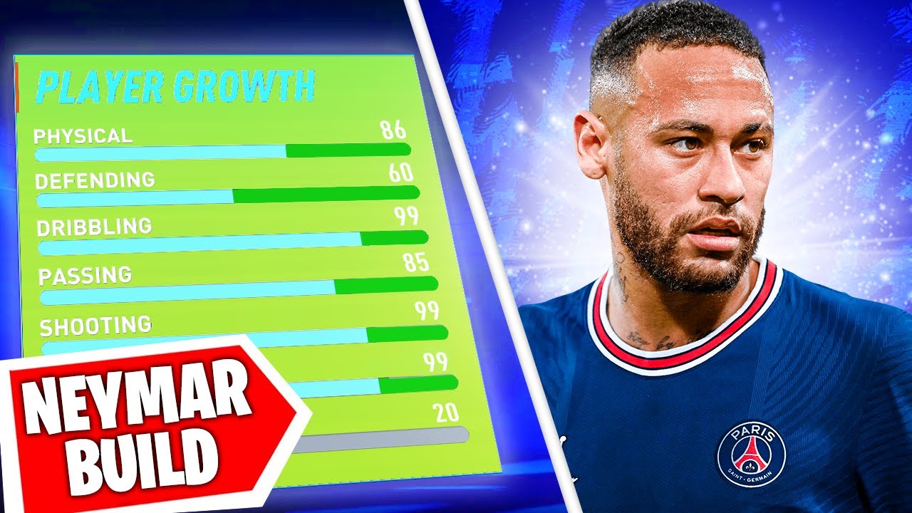 FIFA 22 NEYMAR PRO CLUBS LOOK ALIKE | BUILD, TRAITS & SKILL POINTS | INSANE STRIKER BUILD