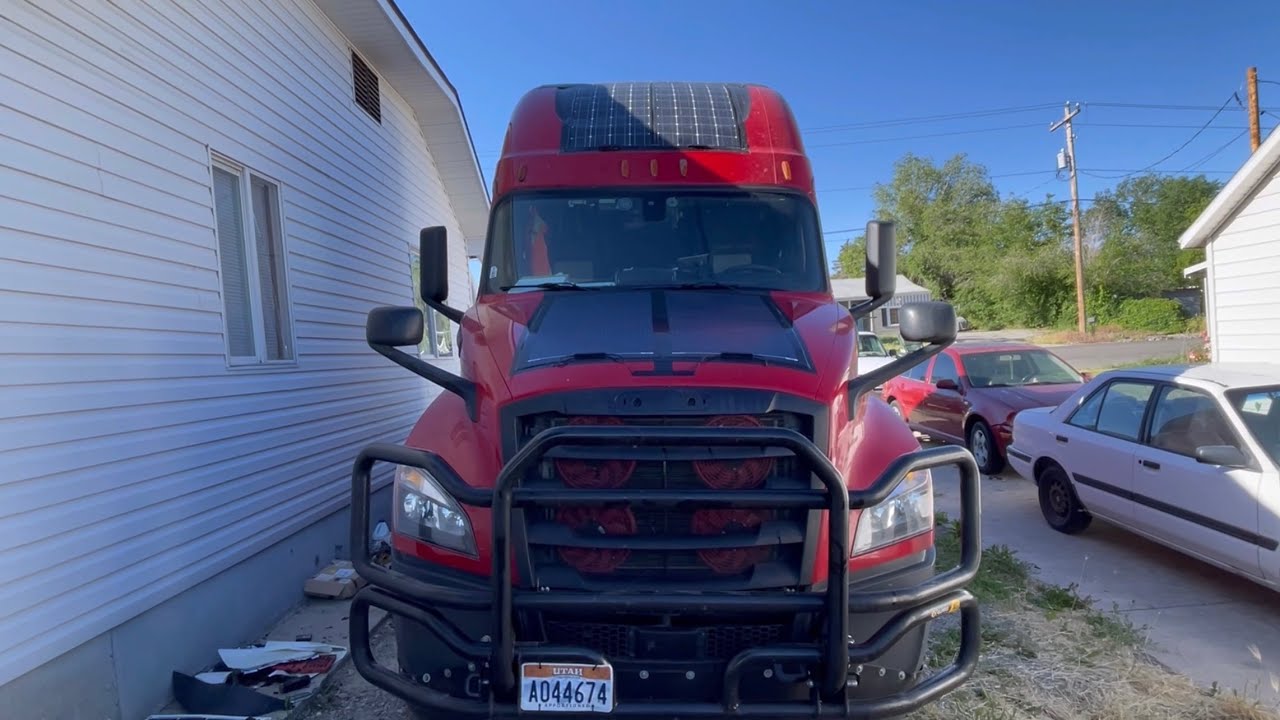 How To Install Solar Panels on Semi Truck Hood