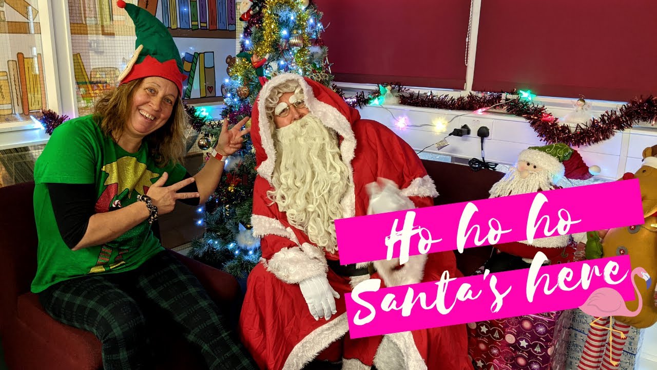 Here comes Santa!