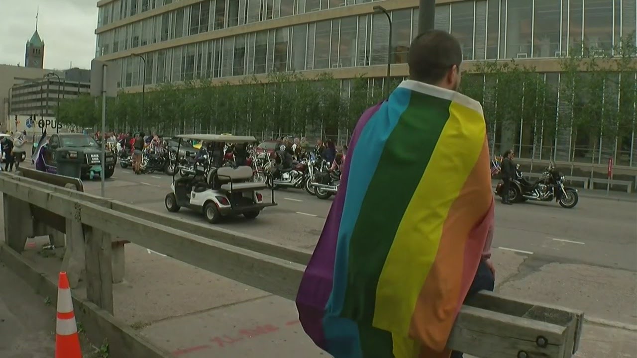 Protesters Demonstrate Against Police Presence At Pride