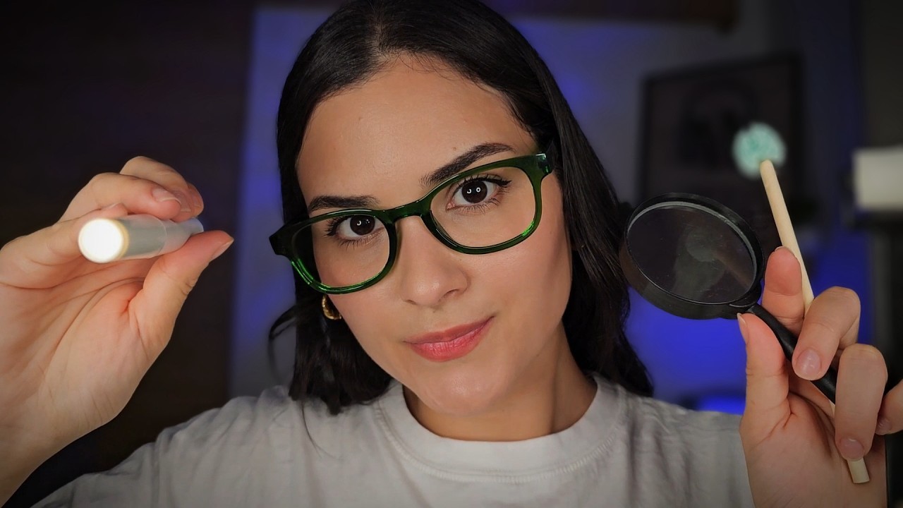 ASMR Exame facial e Tratamento Completo Realista e Binaural ✨️ ROLEPLAY DERMATOLOGISTA