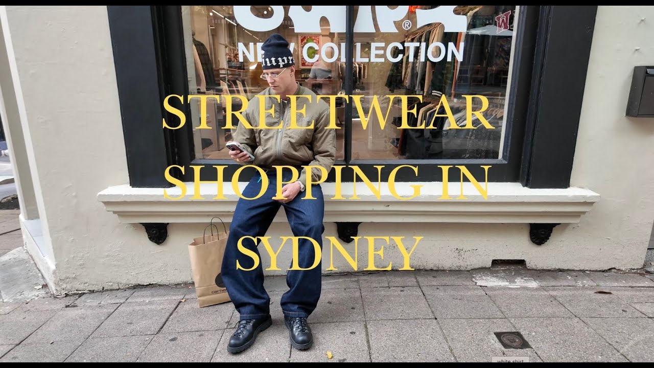 My First Vlog - Streetwear shopping in Sydney + New tattoos.