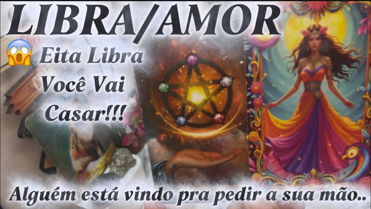 ♎️LIBRA/AMOR♥️😱EITA LIBRA, VOCÊ NEM IMAGINA A UNIÃO QUE VEM PRA CASAR E PEDIR A SUA MÃO…