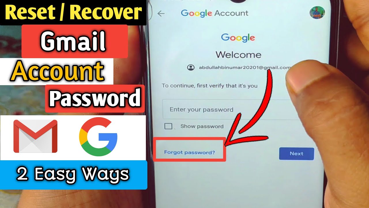 Как сбросить или восстановить пароль учетной записи Gmail, если вы его забыли (2025)