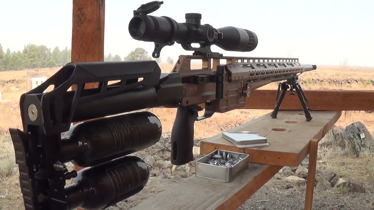 Пневматическая винтовка BinTac MCAR — стрельба на дистанции от 100 до 800 ярдов