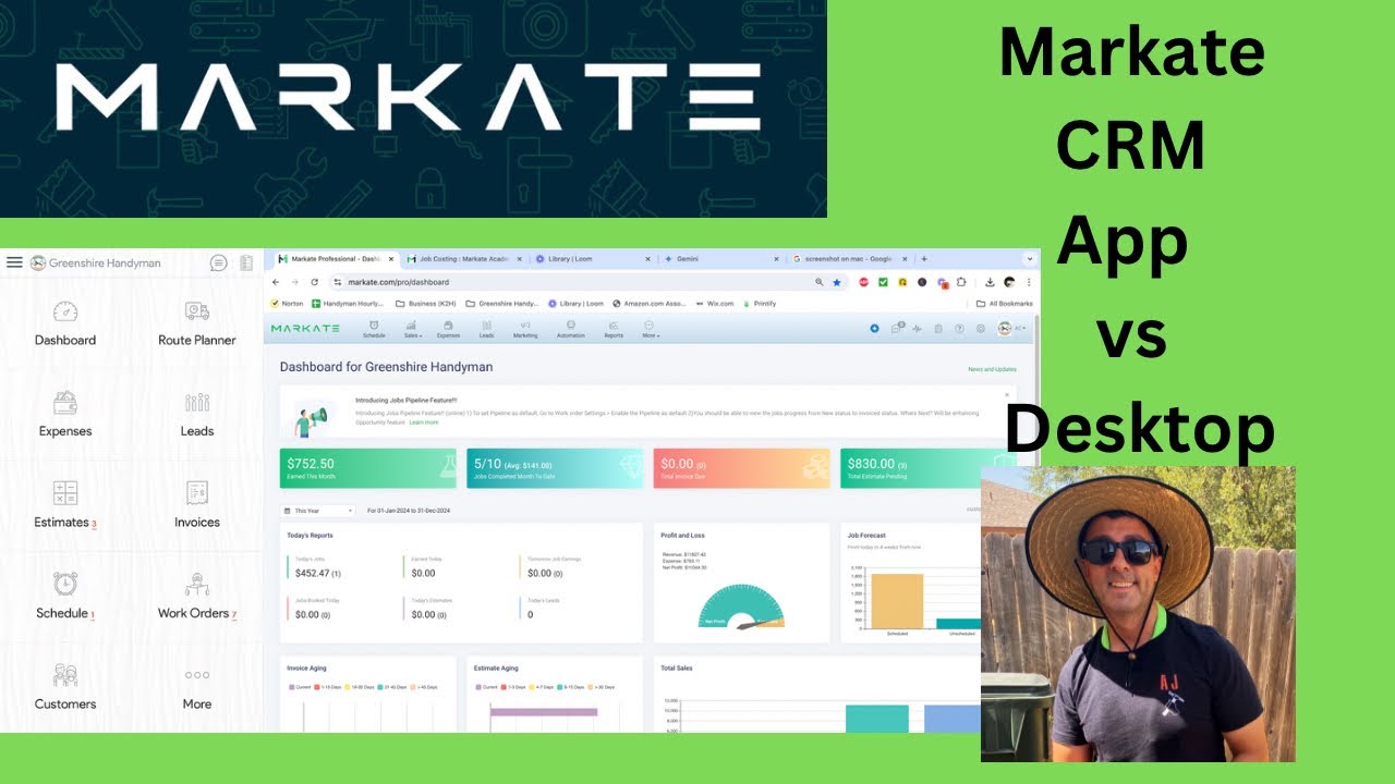 Markate CRM|App and Desktop Review