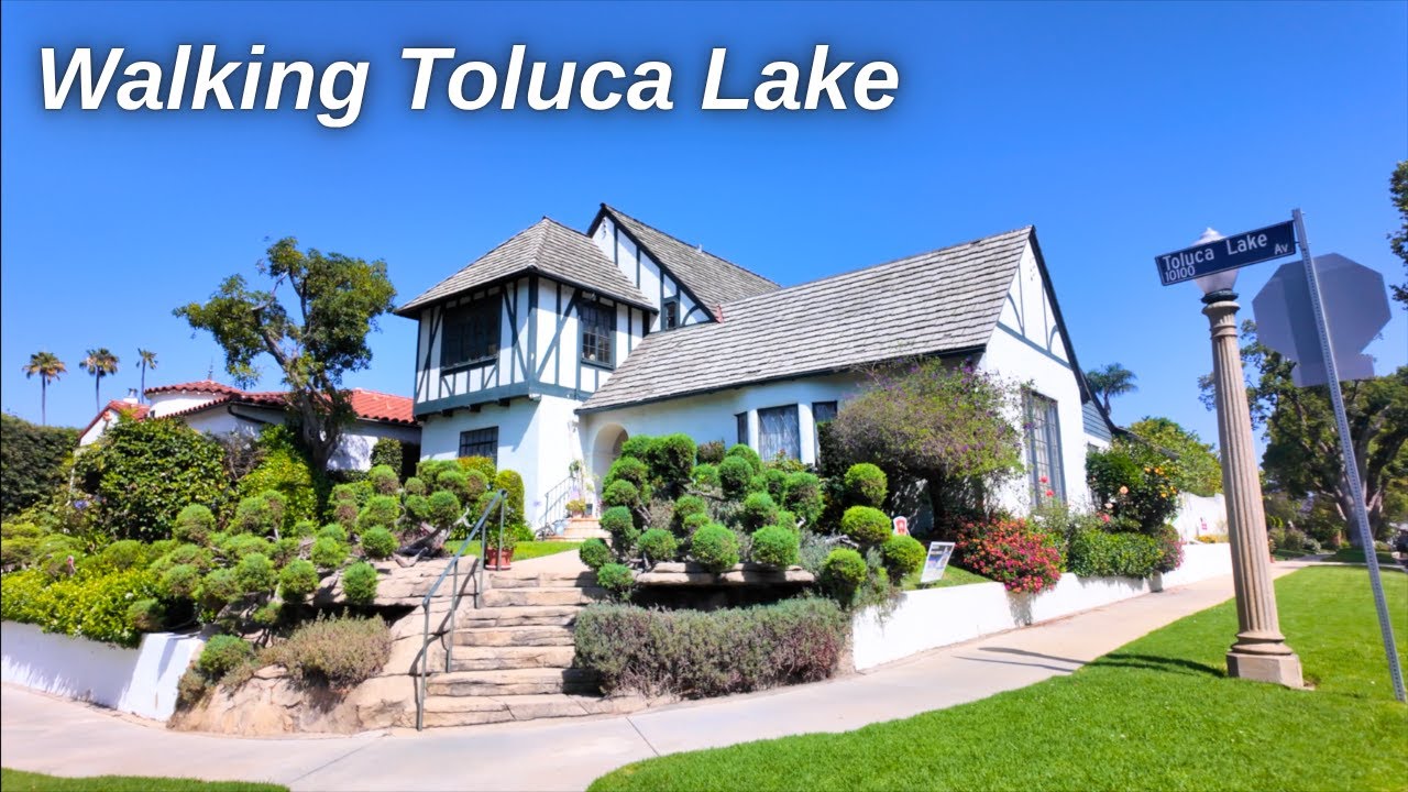 Peaceful Walk in Toluca Lake | Old Hollywood Charm in Wealthy, Historic Los Angeles Neighborhood