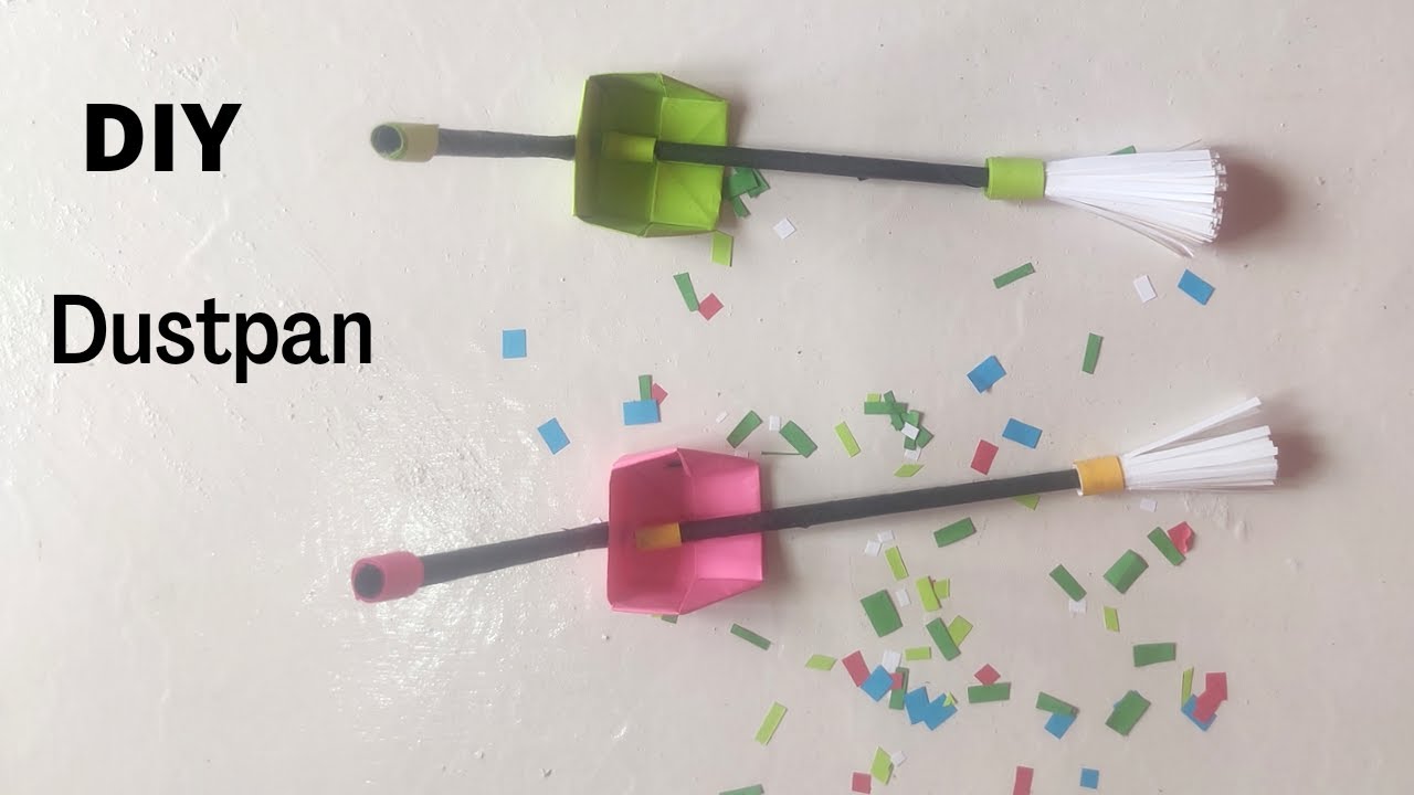 Paper dustpan tutorial / origami dustpan/      fingers360