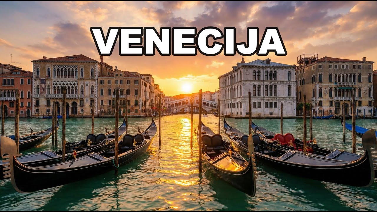 VENECIJA — Grad kanala, misterija i lepote | Gondola za 2 evra