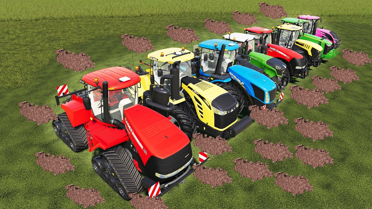 LAND OF MUD! TRACTORS vs MUDDY RAMP! | Farming Simulator 19