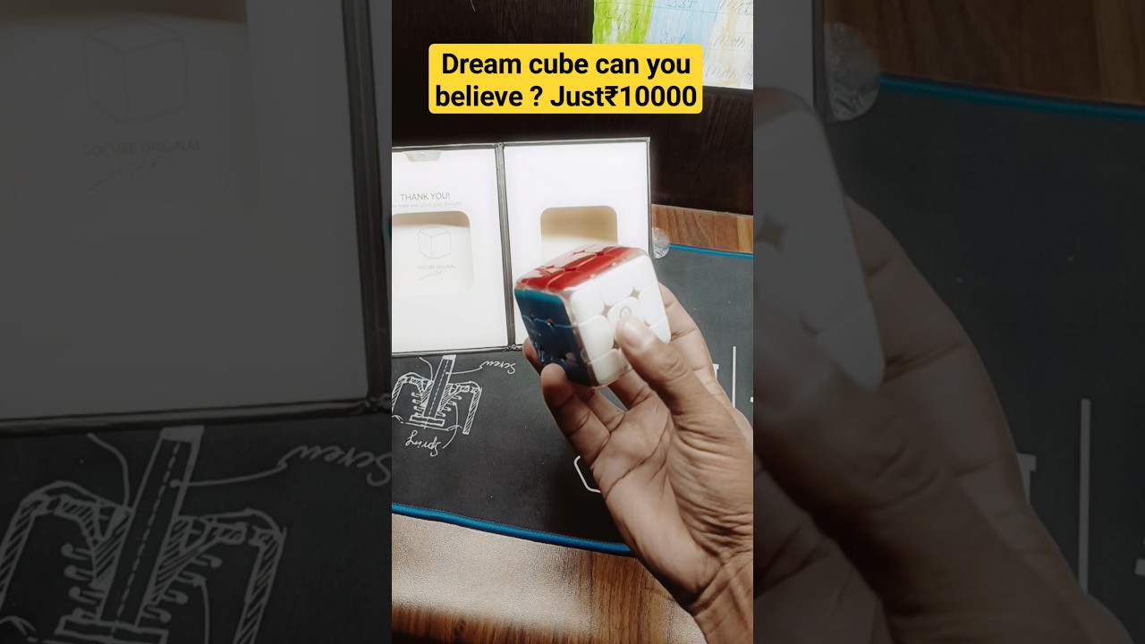 Unboxing the Go Cube 3x3: A Dream Cube Worth 10,000 Rupees asmr