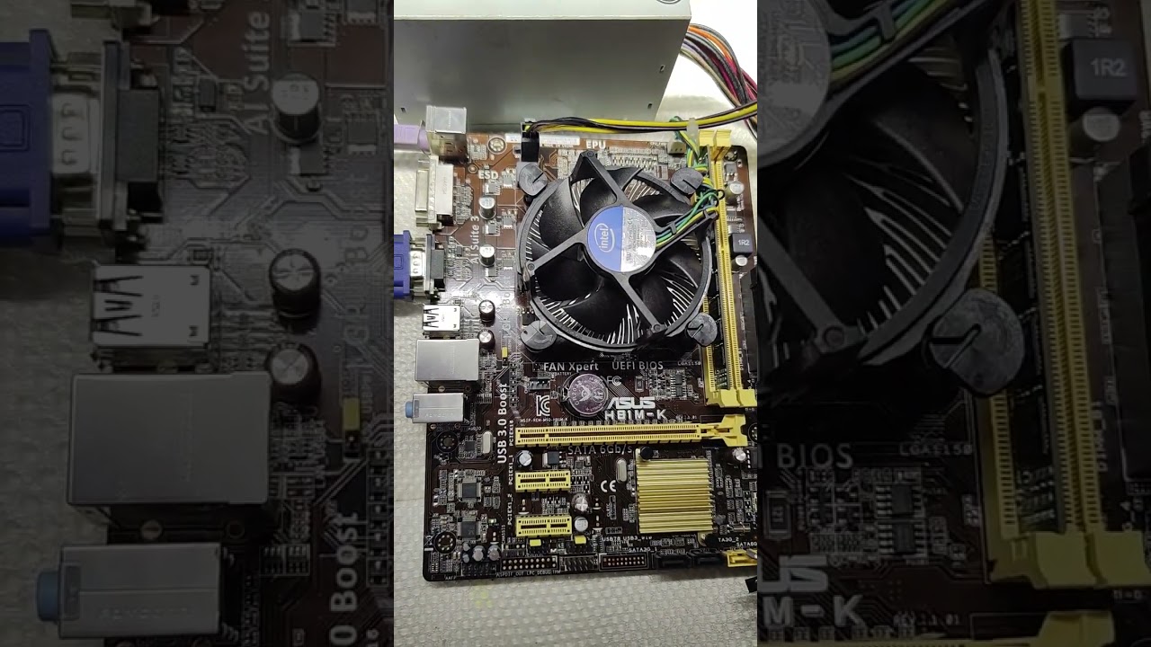 ASUS H81M-K + Pentium G3220 + 4GB Kingston RAM