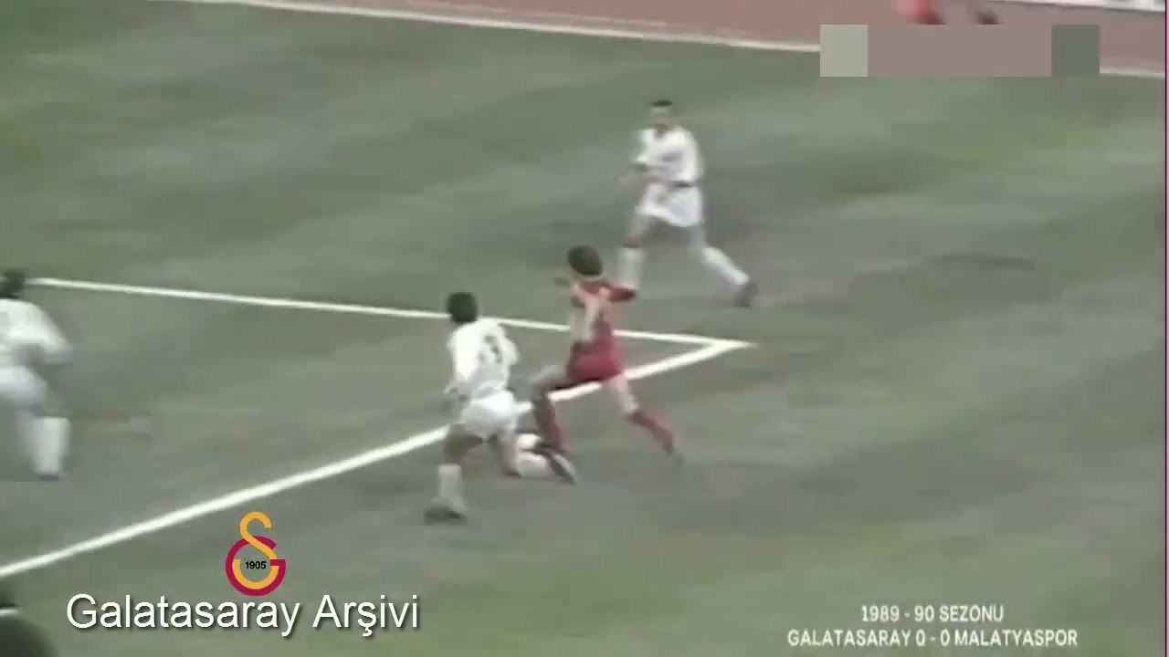 1989 1990 Galatasaray Malatyaspor BOL POZİSYONLU MAÇ