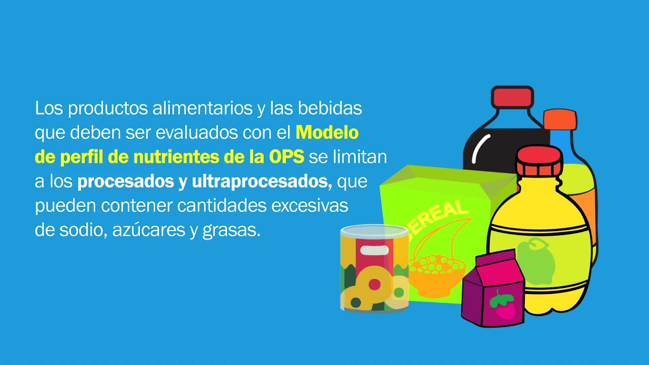 Etiquetado frontal de advertencias y perfil de nutrientes de la OPS/OMS