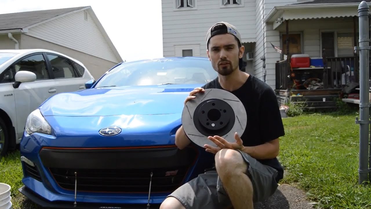 Stoptech Slotted Rotor and Pad Install on Subaru BRZ
