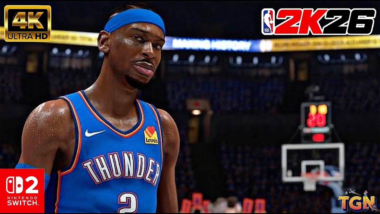 🚨NBA 2K26 no Switch 2 com GRÁFICOS INSANOS em 4K😱