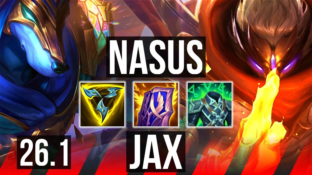NASUS vs JAX (TOP) | NA Grandmaster | 26.1