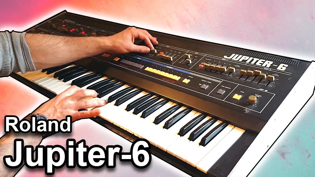 ROLAND JUPITER-6 | Relaxing ambient drone music soundscape 【SYNTH DEMO】