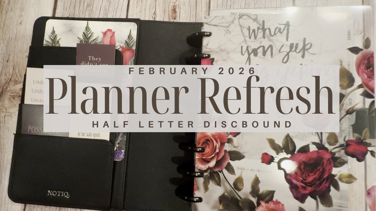 Setting Up My Planner for a New Month | February 2026