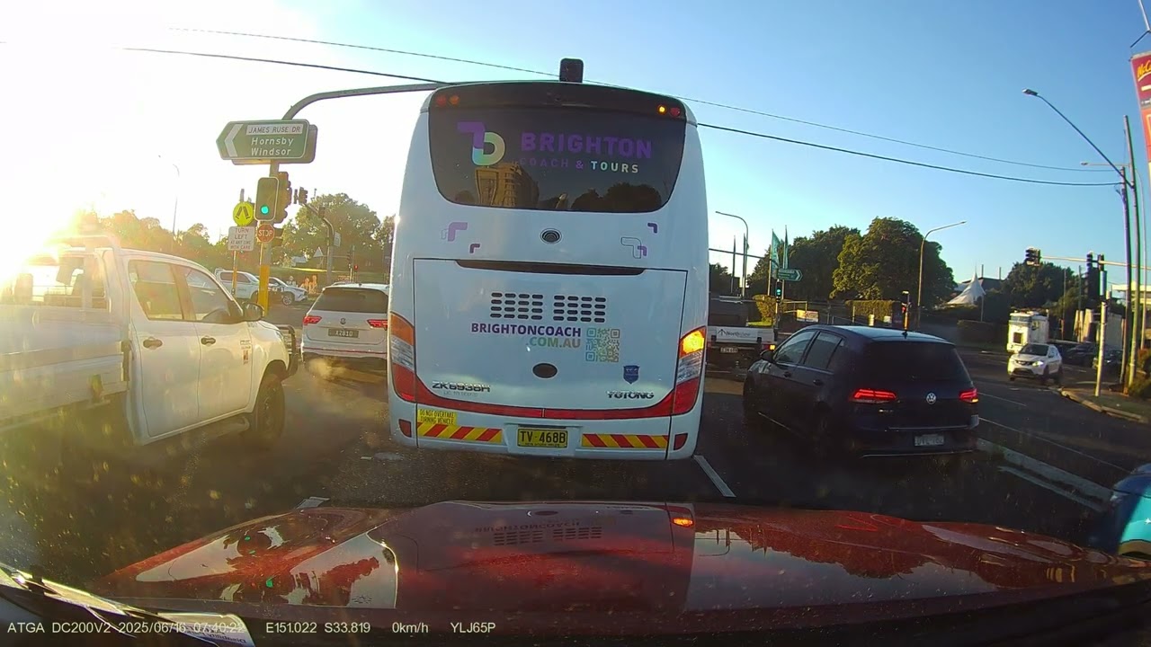 Dashcam Footage - Parramatta to Sydney International Airport