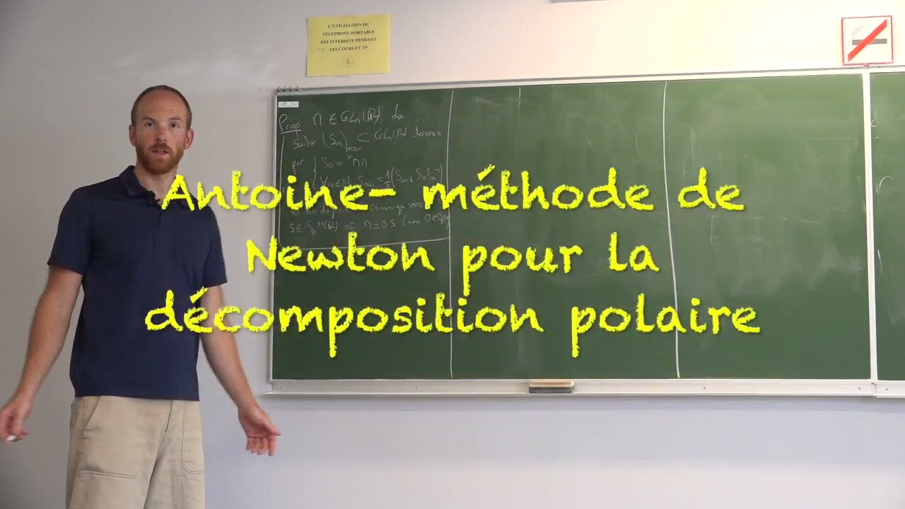 Méthode de Newton pour la décomposition polaire par Antoine