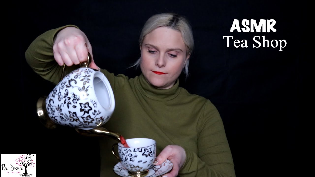 A British Tea Shop ASMR Roleplay: Tea Pouring, Kettle Boiling & Crinkle Sounds