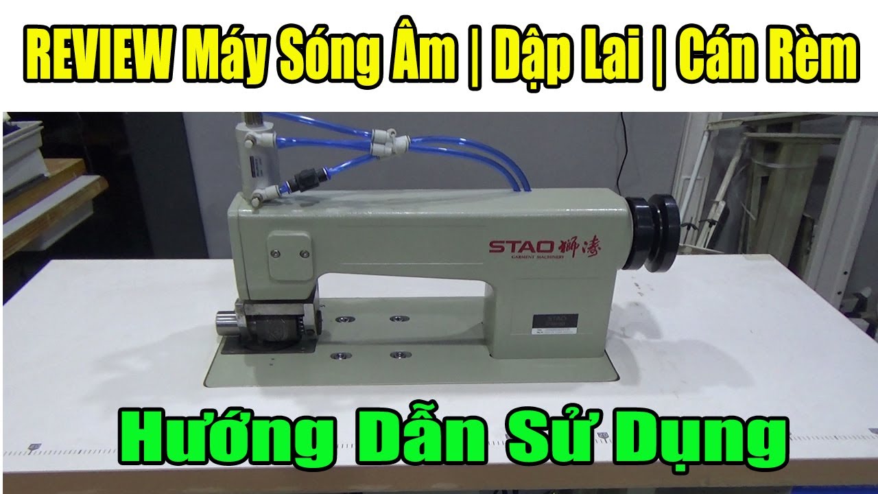 Hướng Dẫn Sử Dụng Máy Cán Chân Rèm ( Dập Lai Màn Cửa ) || REVIEW Chi Tiết Máy 2 Motor | #nganhmaymac