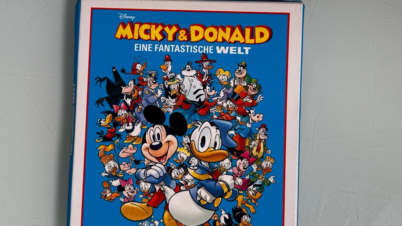 Micky & Donald Eine Fantastische Welt Sticker Blister auspacken