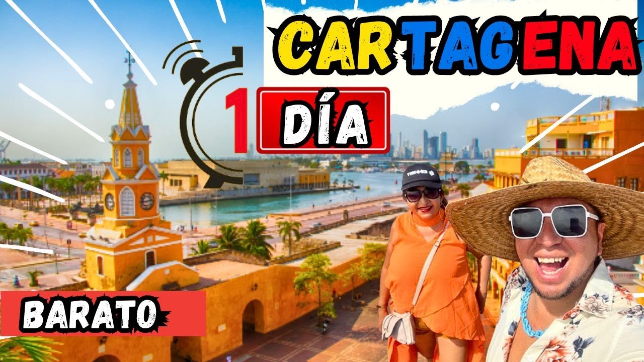 ¿QUE HACER EN CARTAGENA EN UN DIA? 😱¡No creerás TODO lo que conocimos❗️Itinerario Completo BARATO✅
