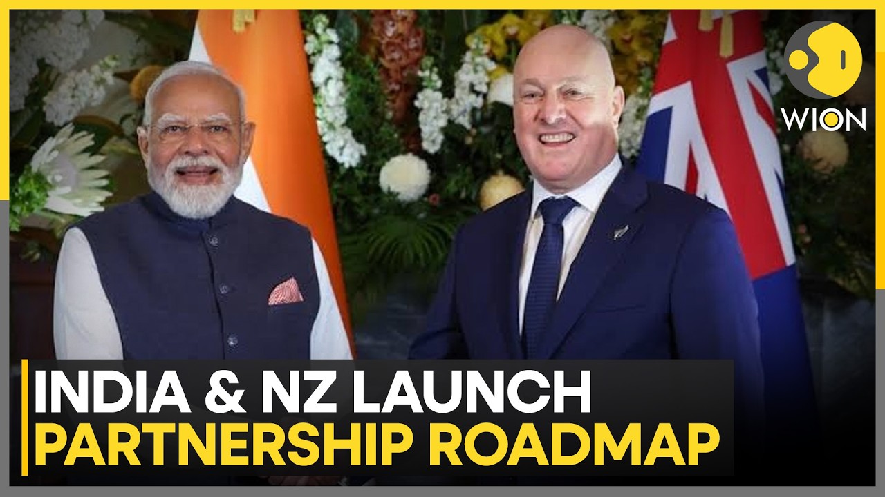 India & New Zealand Launch Partnership to Boost Trade, Security | WION News