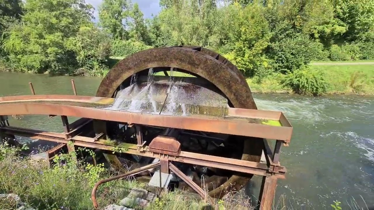 Bahnhof Glattfelden Mit einer Wasserturbine